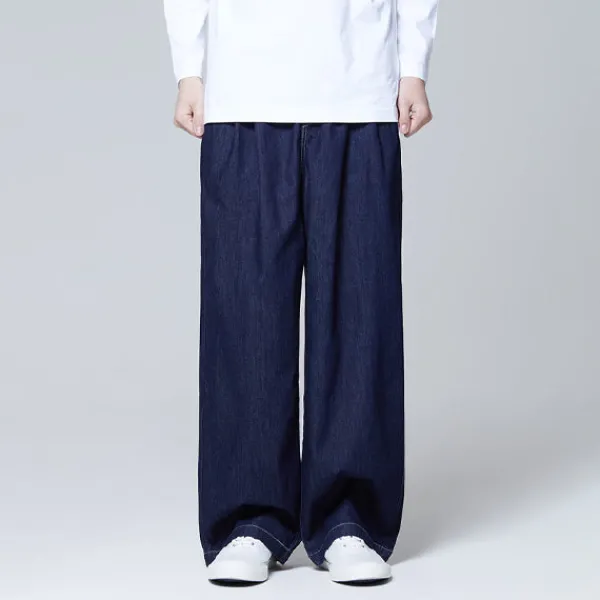 Denim Pants-SPAO MEN Banded Denim Pants SPTJE24C55