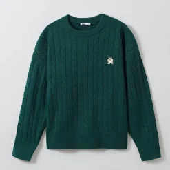 Cardigans L Sweaters-SPAO Men Long Sleeve Woodie Pullover SPKWE12C51