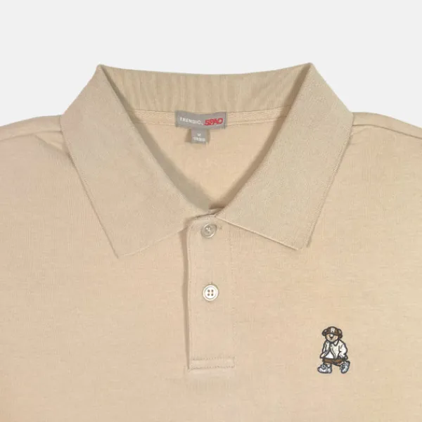 T-Shirt-SPAO MEN Short Sleeve Embroidery Polo Tee SPLCE11C06