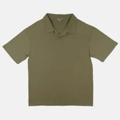 T-Shirt-SPAO Men Short Sleeve Polo Tee SPLCE38C02 Dark Khaki