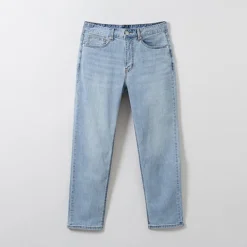 Pants|Denim Pants-SPAO Men Tapered Denim SPTJE25C21 Light Indigo