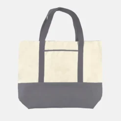 Accessories-SPAO Unisex Tote Bag SPLCE38A01 Grey