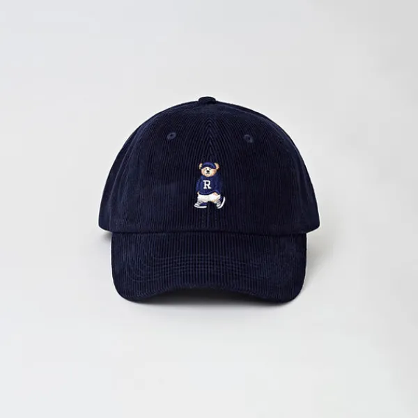 Accessories-SPAO Unisex Woodie Ball Cap SPACE49A50 Navy