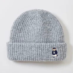 Accessories-SPAO Unisex Woodie Beanie SPACE4TA51 Black