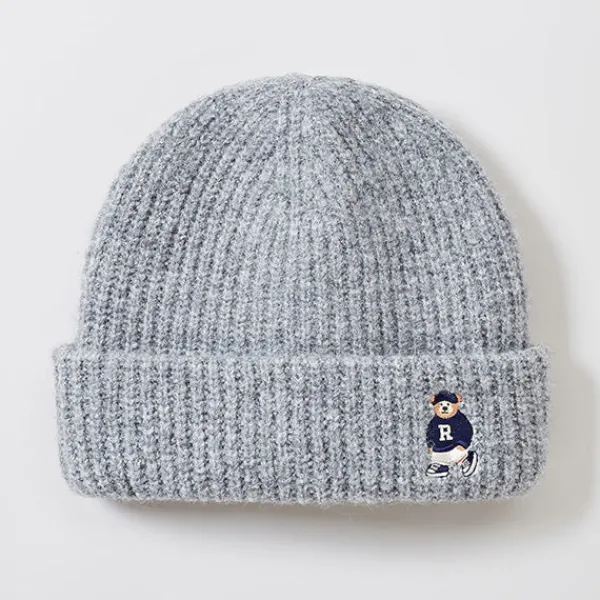 Accessories-SPAO Unisex Woodie Beanie SPACE4TA51 Light Blue