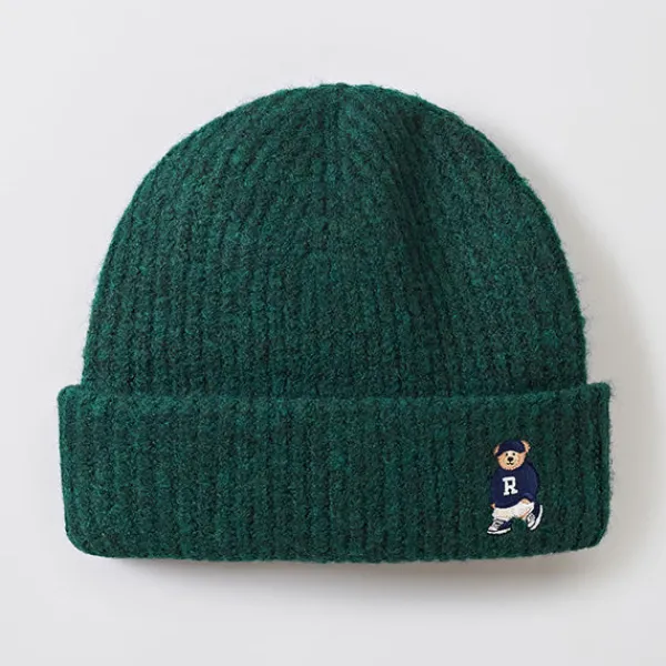 Accessories-SPAO Unisex Woodie Beanie SPACE4TA51 Hunter