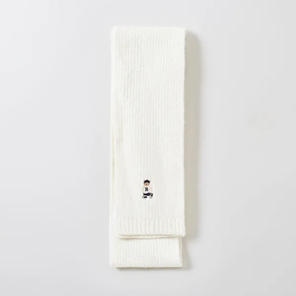 Accessories-SPAO Unisex Woodie Muffler SPAME4TA51 Cream