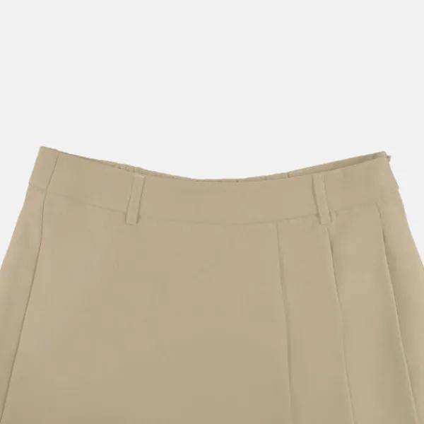 Shorts L Skirts-SPAO Women Banding Skort SPLCE38G06 Light Brown