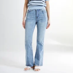 Pants|Denim Pants-SPAO Women Bootcut Denim SPTJE25G61 Indigo