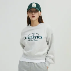 T-Shirt-SPAO Women Long Sleeve Crop Pullover SPMWD4TG01