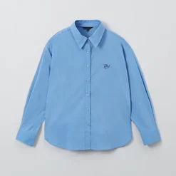 Shirts L Blouses-SPAO Women Long Sleeve Embroidery Shirt SPBWD49W04