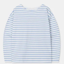 T-Shirt-SPAO Women Long Sleeve Stripe Tee SPLSD23U02