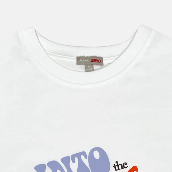 T-Shirt-SPAO Women Short Sleeve Graphic Tee SPLCD38G02