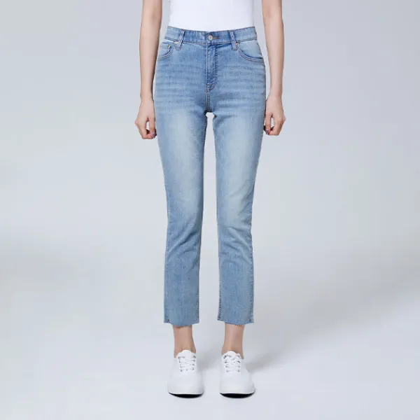 Pants|Denim Pants-SPAO Women Slim Denim SPTJE25G11 Light Indigo