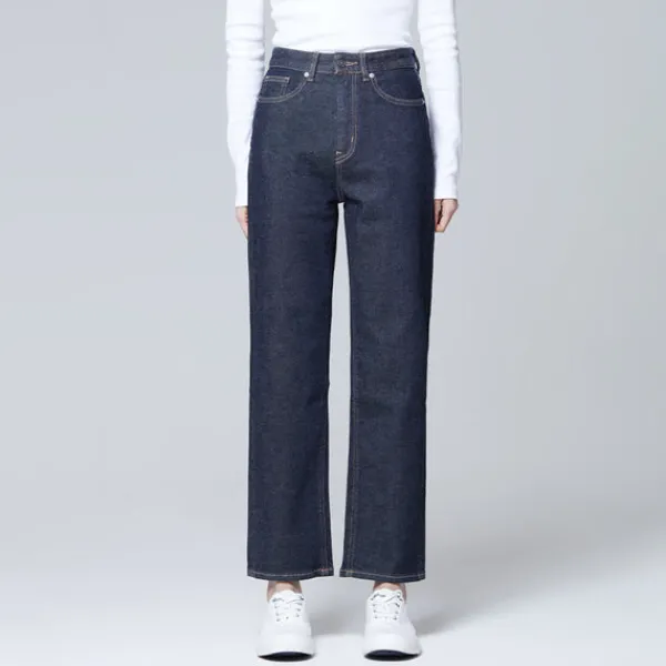 Denim Pants-SPAO WOMEN Straight Denim Pants SPTJE23G31