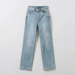 Pants|Denim Pants-SPAO Women Straight Denim SPTJE25G31 Light Indigo